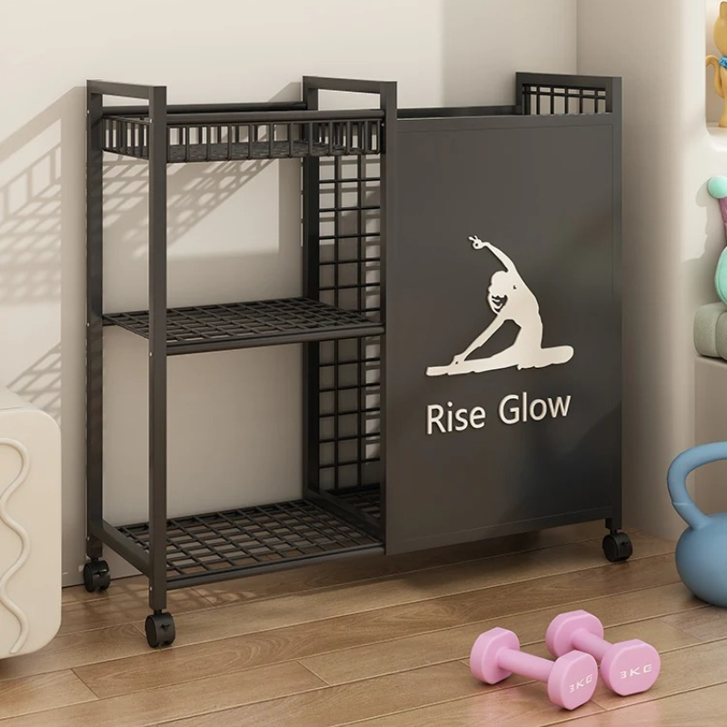Home Gym In Garage - Carrinho de fitness móvel com rodas