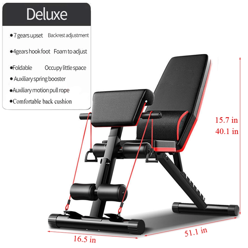 Home Gym Set - Conjunto de Banco de Halteres Ajustável