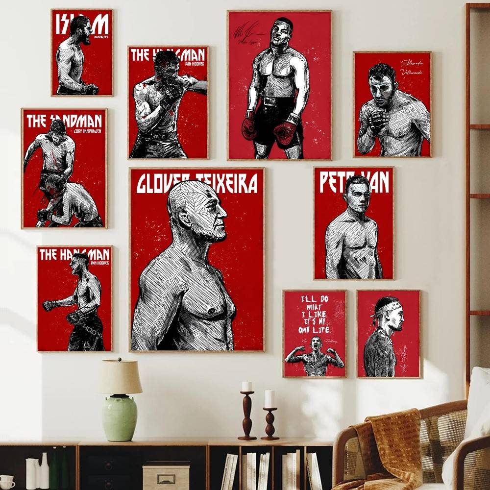 Home Gym In Garage - Pôster de Papel de Atleta de