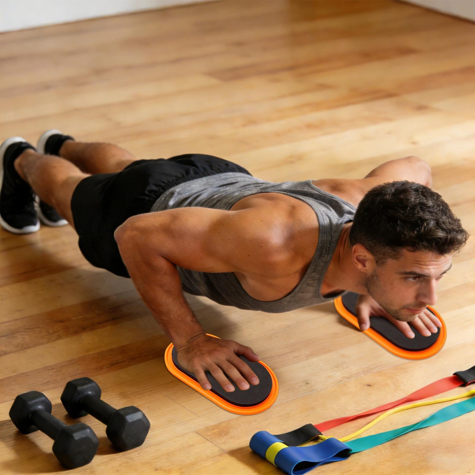 Home Gym Routine - Deslizadores de Exercício em Forma Oval,