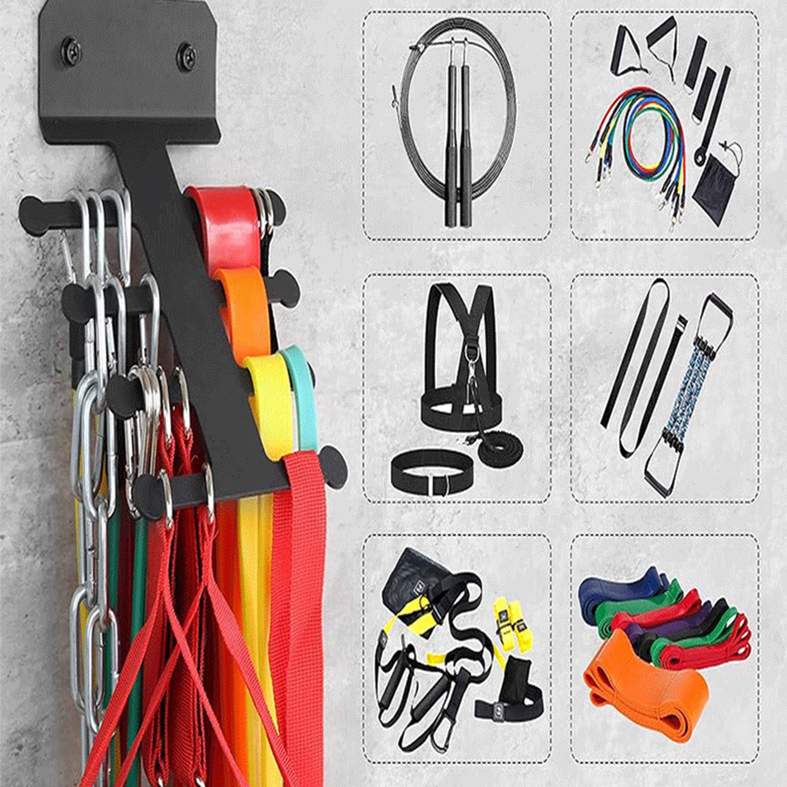 Rack de banda de resistência d - Home Gym Routine avaliação e preço