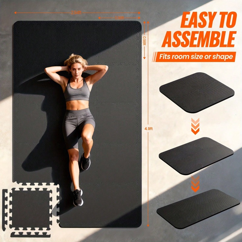 Tapetes de Yoga 48 Peças de Es - Home Gym In Garage avaliação e preço