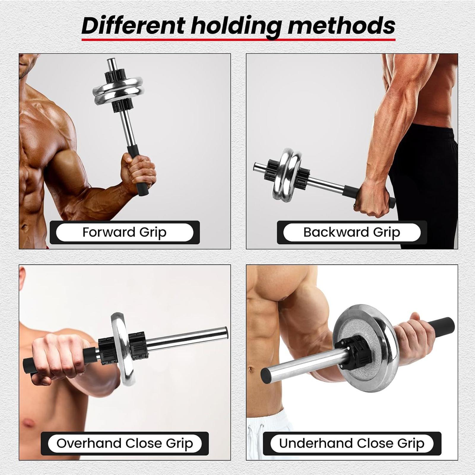 Barra de pulso com halteres, e - Home Gym Routine avaliação e preço